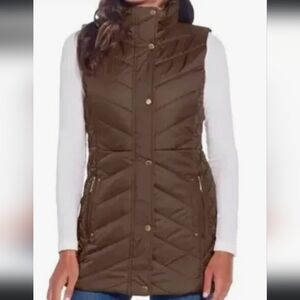 Like New WEATHERPROOF Bronze/brown quilted  vest